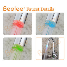 LED Single Handle Hot and Cold Water Colored Kitchen Sink Faucet